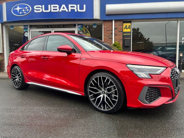 Audi A3 Saloon, Petrol, 2020, Red
