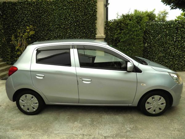Mitsubishi Mirage Hatchback, Petrol, 2013, Silver