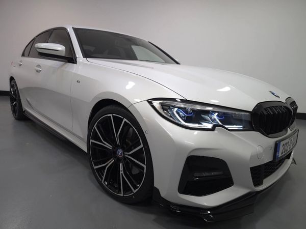 BMW 3-Series Saloon, Petrol Hybrid, 2020, White