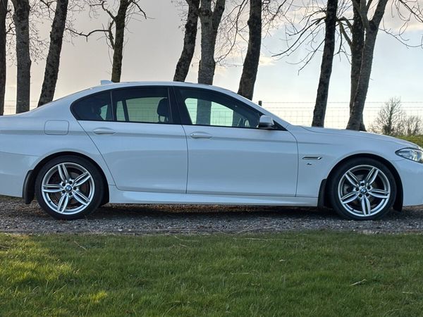 BMW 5-Series Saloon, Diesel, 2013, White