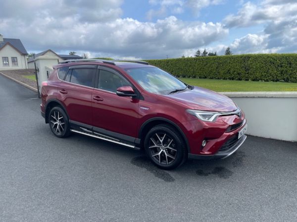 Toyota RAV4 SUV, Petrol Hybrid, 2018, Red