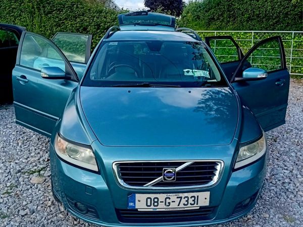 Volvo V50 Estate, Ethanol Petrol, 2008, Blue