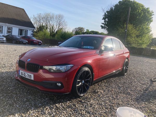 BMW 3-Series Saloon, Diesel, 2016, Red