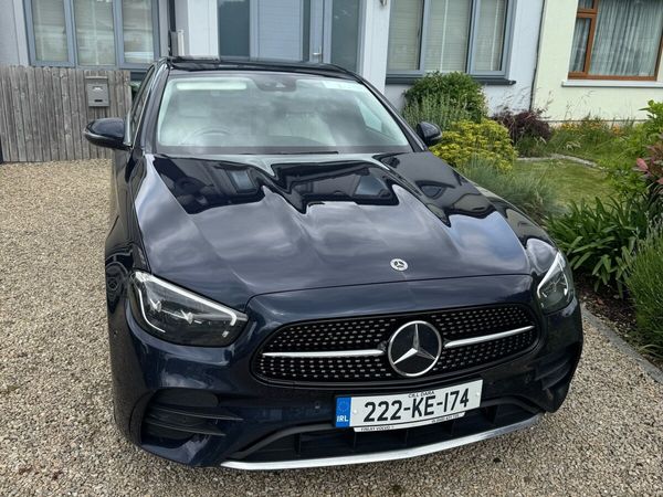 Mercedes-Benz E-Class Saloon, Petrol Plug-in Hybrid, 2022, Blue