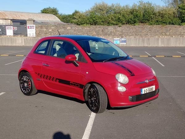 Fiat 500 Hatchback, Petrol, 2011, Red