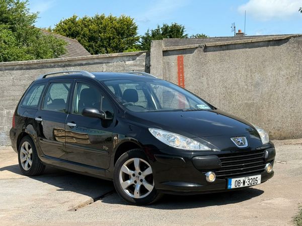 Peugeot 307 Estate, Diesel, 2008, Black
