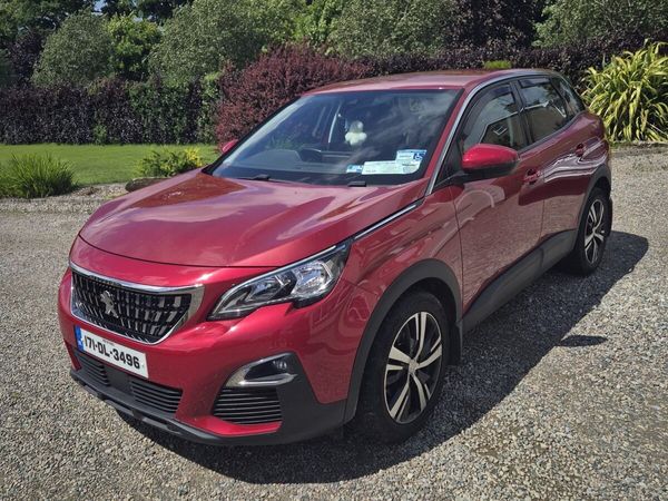 Peugeot 3008 SUV, Diesel, 2017, Red