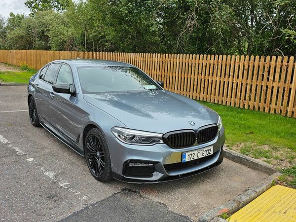 BMW 5-Series Saloon, Diesel, 2017, Blue