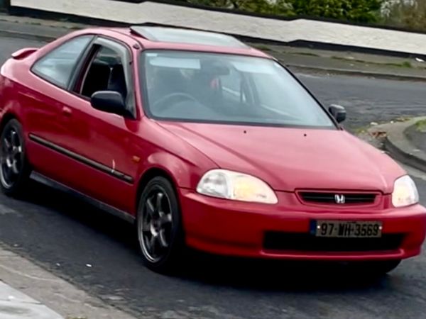 Honda Civic Coupe, Petrol, 1997, Red