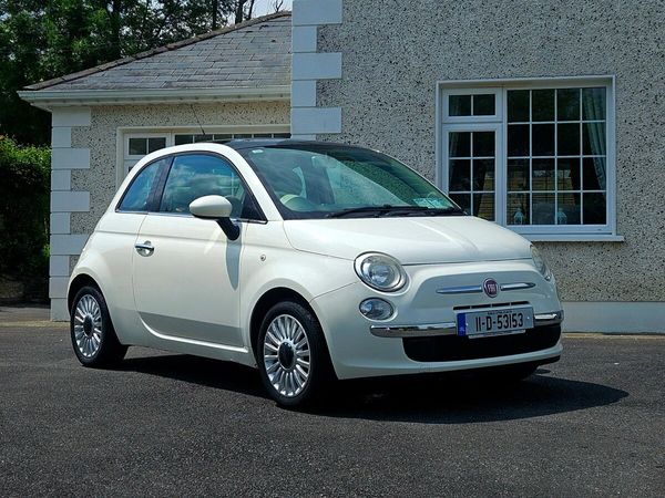 Fiat 500 Hatchback, Petrol, 2011, White