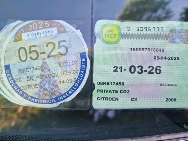 Citroen C3 Hatchback, Diesel, 2008, Blue