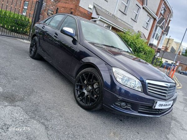 Mercedes-Benz C-Class Saloon, Petrol, 2008, Blue