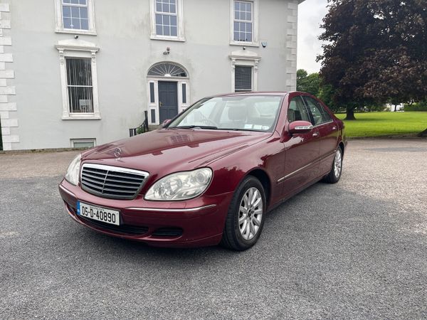 Mercedes-Benz S-Class Saloon, Petrol, 2005, Red