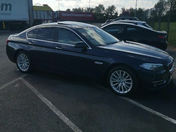 BMW 5-Series Saloon, Diesel, 2014, Blue