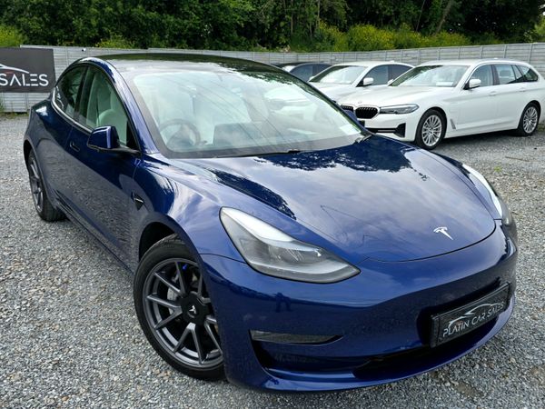Tesla Model 3 Saloon, Electric, 2022, Blue
