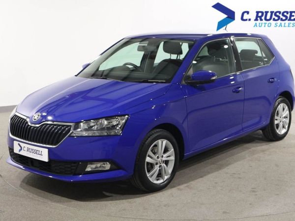 Skoda Fabia , Petrol, 2020, Blue