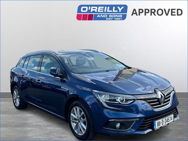 Renault Megane Estate, Diesel, 2018, Blue