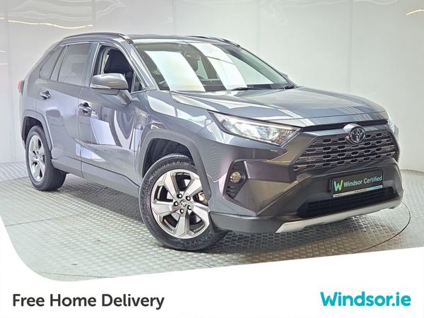 Toyota RAV4 SUV, Petrol Hybrid, 2021, Grey