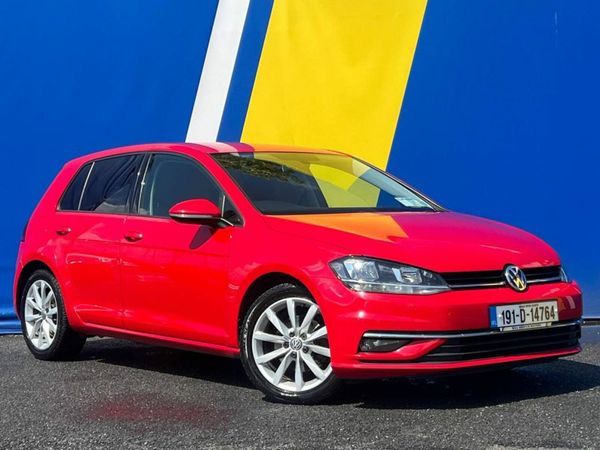 Volkswagen Golf Hatchback, Diesel, 2019, Red