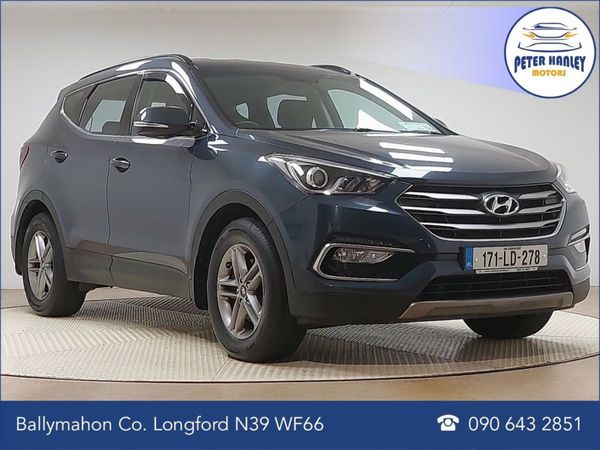 Hyundai Santa Fe SUV, Diesel, 2017, Blue