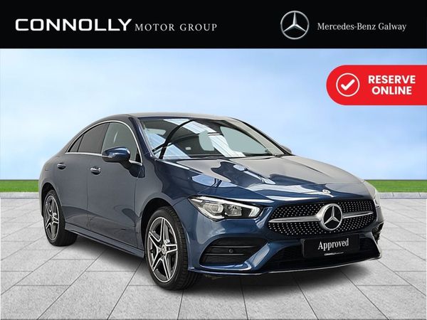 Mercedes-Benz CLA Coupe, Petrol Plug-in Hybrid, 2022, Blue