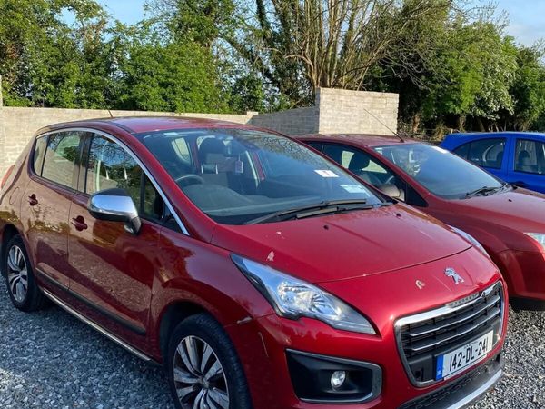 Peugeot 3008 SUV, Diesel, 2014, Red