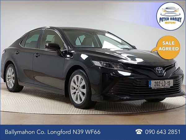 Toyota Camry Saloon, Petrol Hybrid, 2020, Black