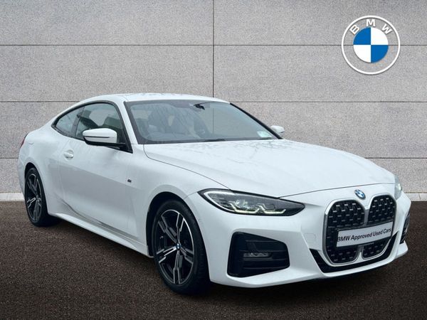 BMW 4-Series Coupe, Diesel Hybrid, 2021, White