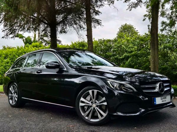Mercedes-Benz C-Class Estate, Petrol Plug-in Hybrid, 2016, Black