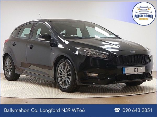 Ford Focus Hatchback, Diesel, 2017, Black