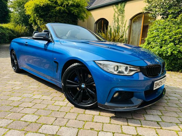 BMW 4-Series Convertible, Diesel, 2014, Blue