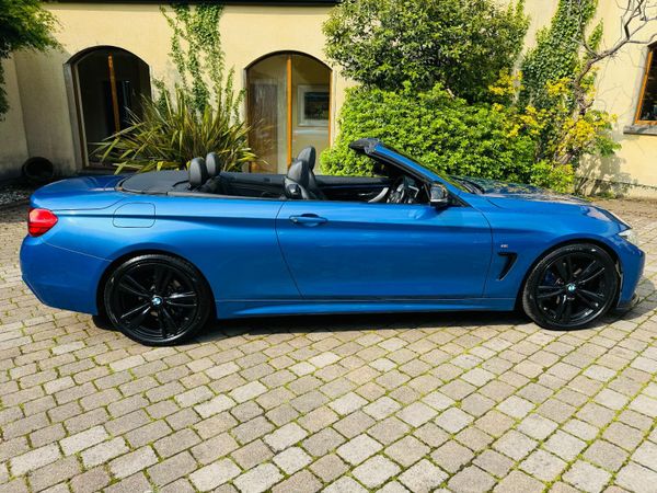 BMW 4-Series Convertible, Diesel, 2014, Blue