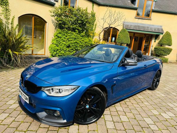 BMW 4-Series Convertible, Diesel, 2014, Blue