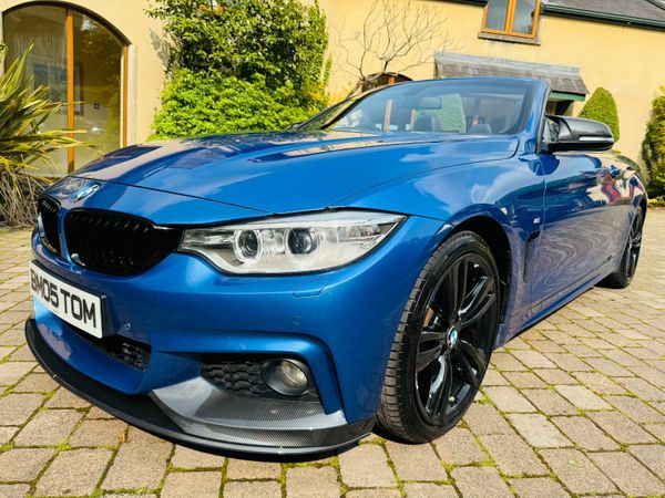 BMW 4-Series Convertible, Diesel, 2014, Blue