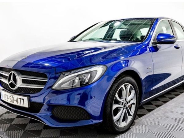 Mercedes-Benz C-Class Saloon, Petrol Plug-in Hybrid, 2018, Blue