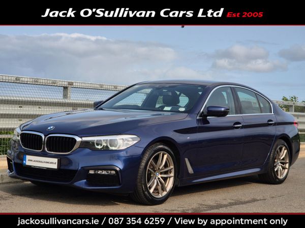 BMW 5-Series Saloon, Diesel, 2018, Blue