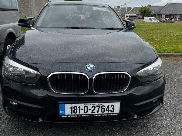 BMW 1-Series Hatchback, Diesel, 2018, Black