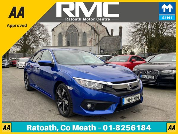 Honda Civic Saloon, Diesel, 2019, Blue