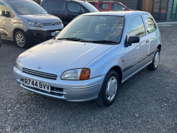 Toyota Starlet Hatchback, Petrol, 1997, Silver