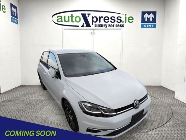 Volkswagen Golf Hatchback, Petrol, 2018, White
