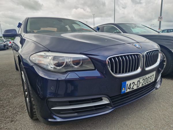 BMW 5-Series Saloon, Diesel, 2014, Blue