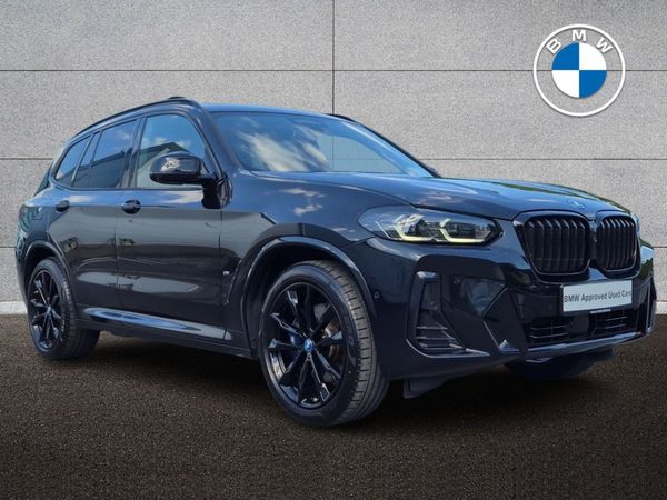 BMW X3 SUV, Petrol Plug-in Hybrid, 2024, Black