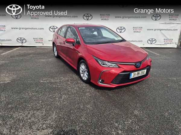 Toyota Corolla Saloon, Hybrid, 2021, White