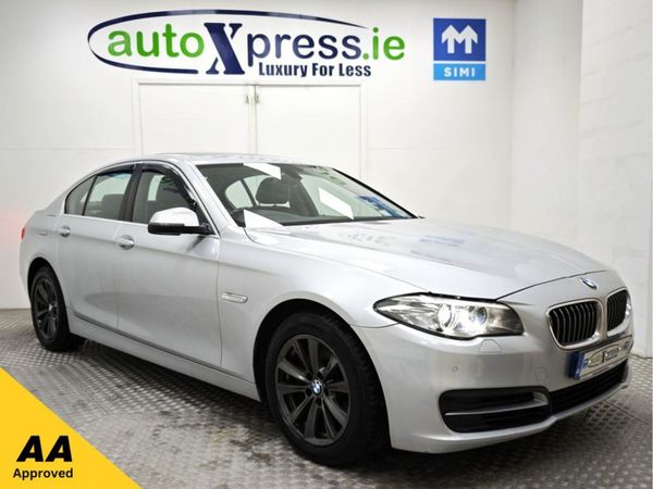 BMW 5-Series Saloon, Diesel, 2014, Silver