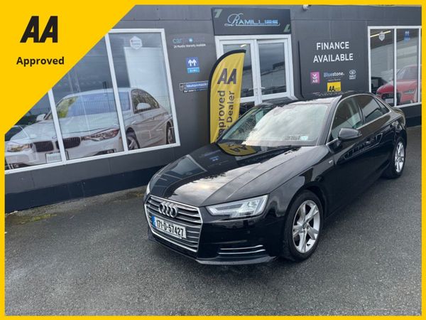 Audi A4 Saloon, Diesel, 2017, Black