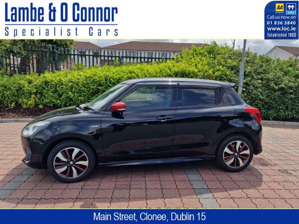 Suzuki Swift Hatchback, Petrol Hybrid, 2017, Black