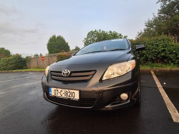 Toyota Corolla Saloon, Petrol, 2007, Black