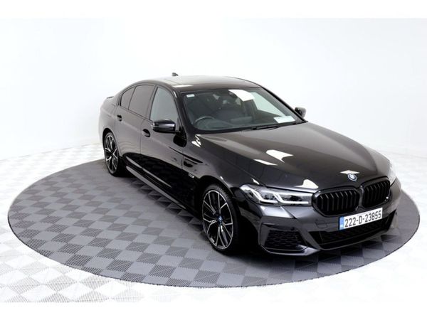 BMW 5-Series Saloon, Petrol Plug-in Hybrid, 2022, Black