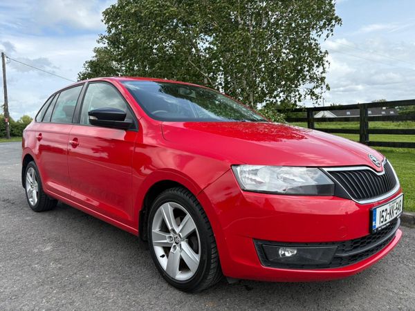 Skoda Rapid Hatchback, Diesel, 2015, Red