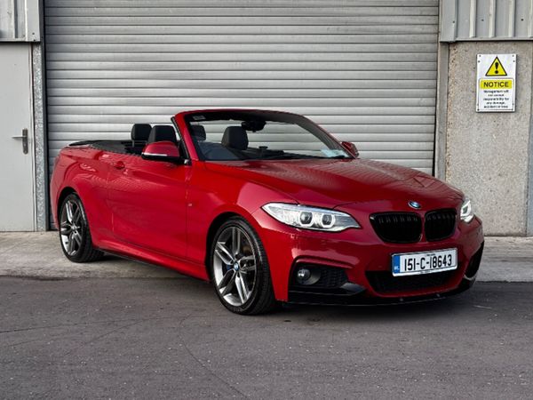 BMW 2-Series Convertible, Diesel, 2015, Red